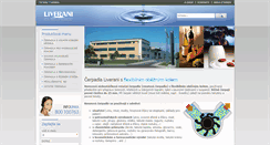 Desktop Screenshot of liverani.cz